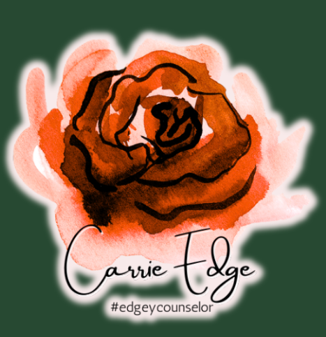 Carrie Edge rose logo